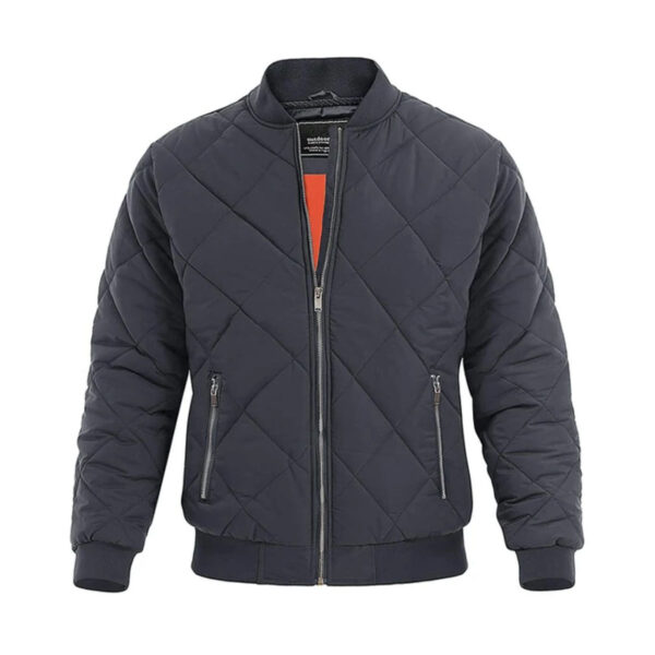 Men's Bomber Jacket Winter Fall Quilted Puffer Jacket Warm Padded Coats Stylish and Warm Jacket